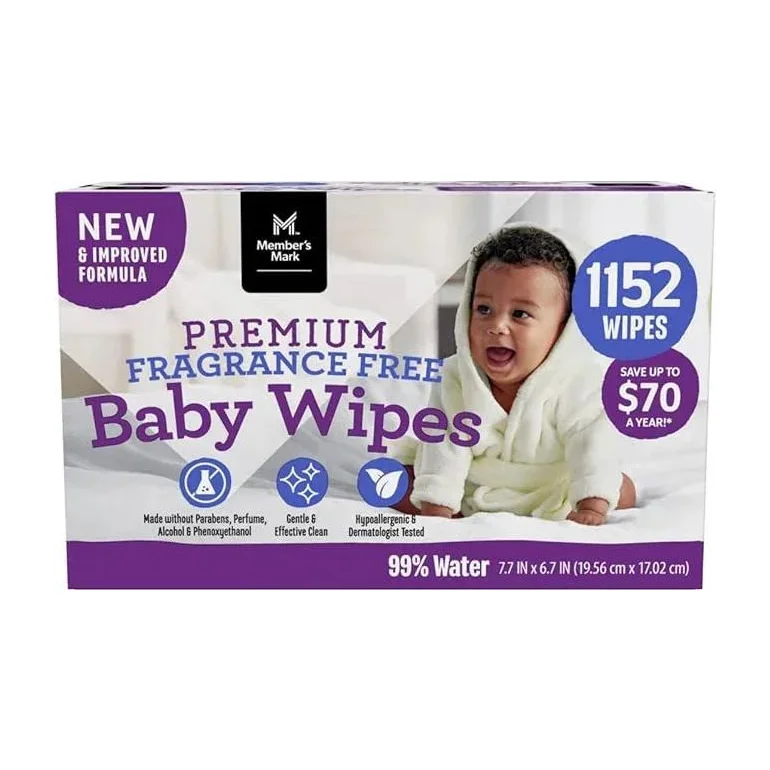 Member's Mark Fragrance Free Baby Wipes