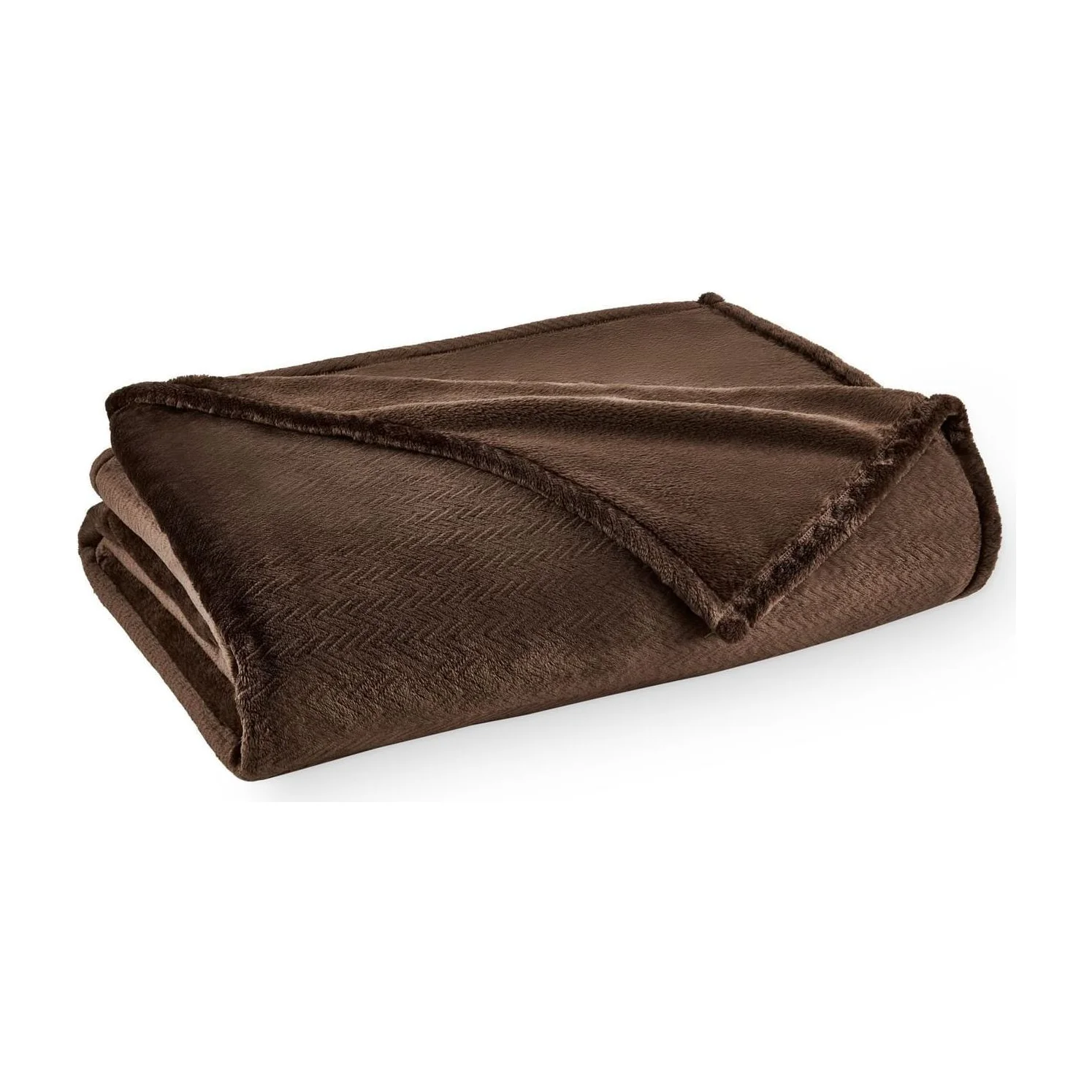 Member's Mark Herringbone Velvet Plush Blanket