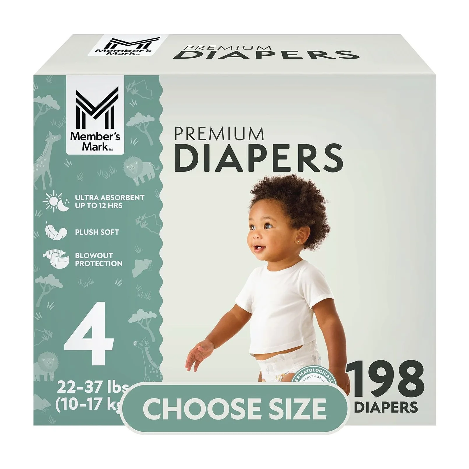 Member's Mark Size 4 Diapers
