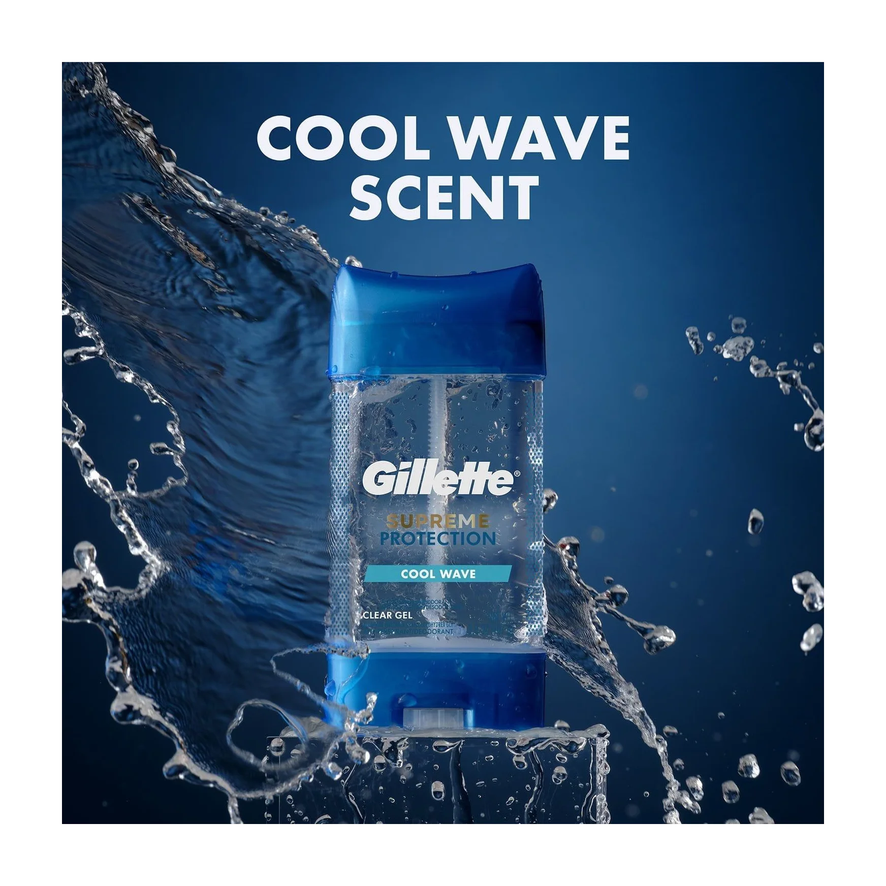 Men's Antiperspirant Deodorant in Kenya - Gillette Cool Wave Clear Gel, 5-Pack