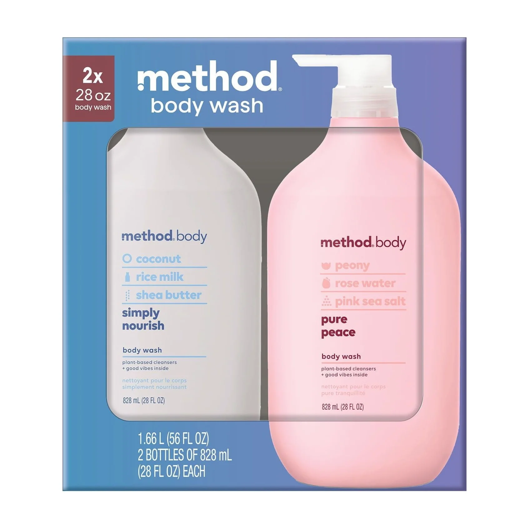 Method Body Wash in Kenya - Experiential 2 Pack, Sulphate Free