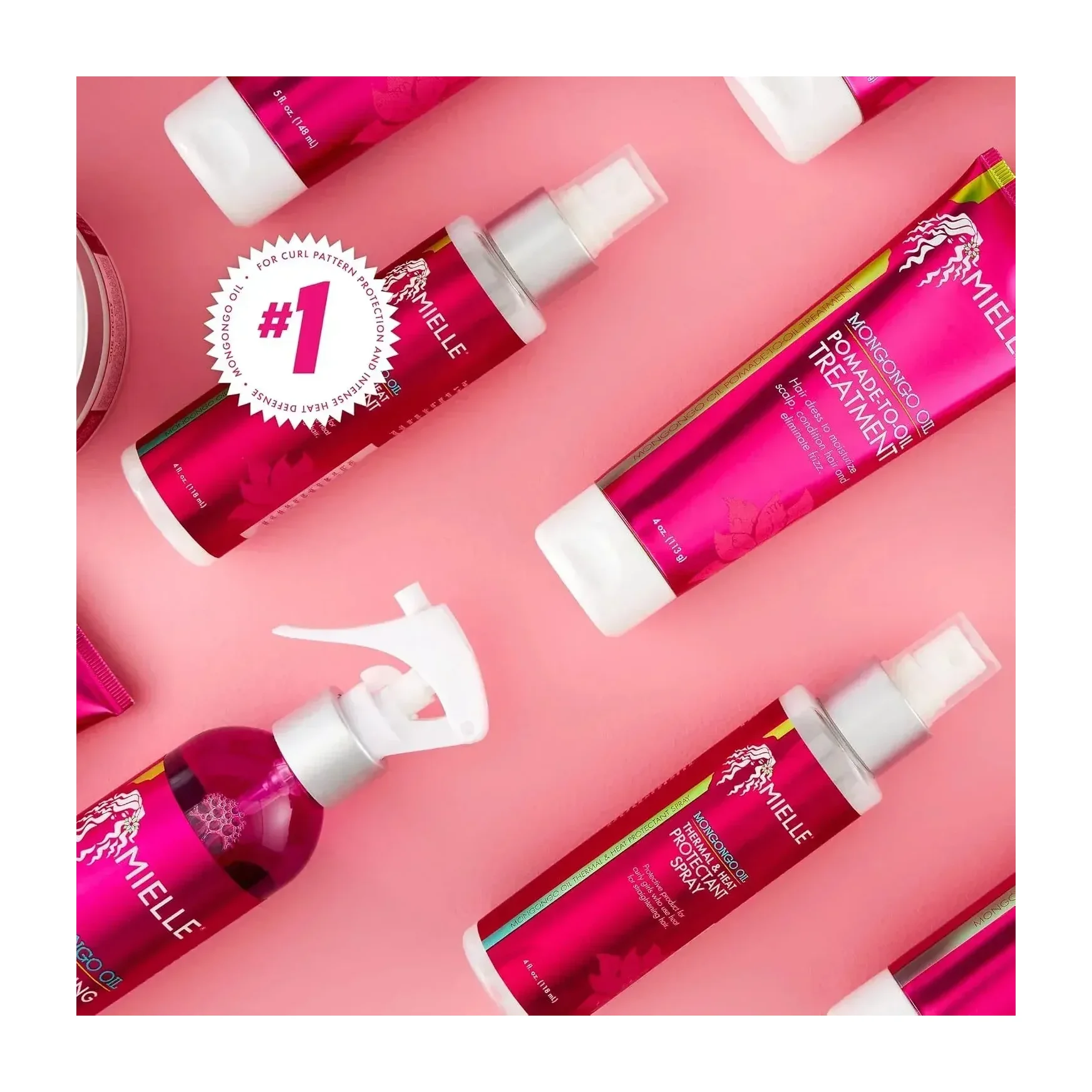 Mielle Mongongo Oil Thermal & Heat Protectant Spray