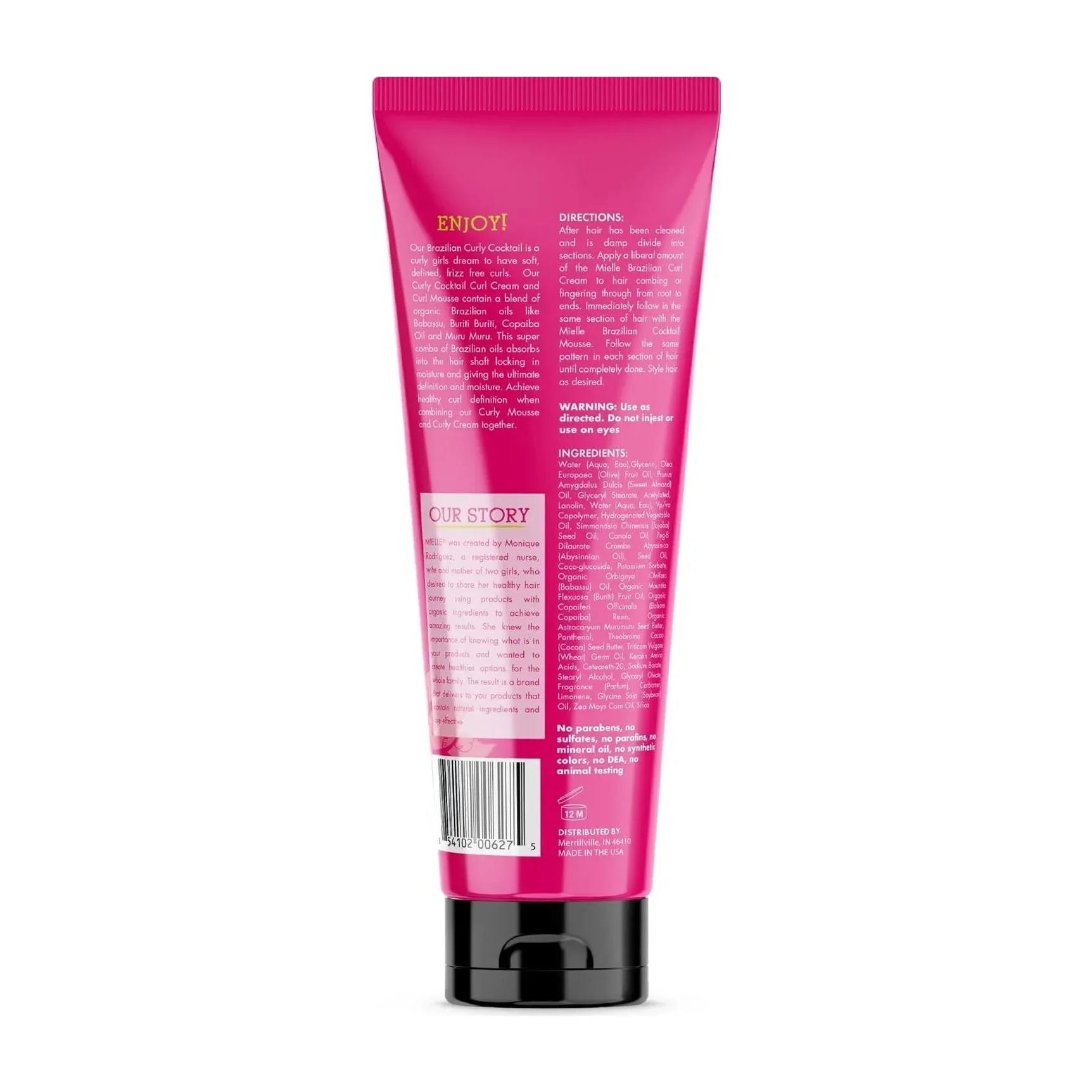 Mielle Organics Brazilian Curly Cocktail Curl Cream