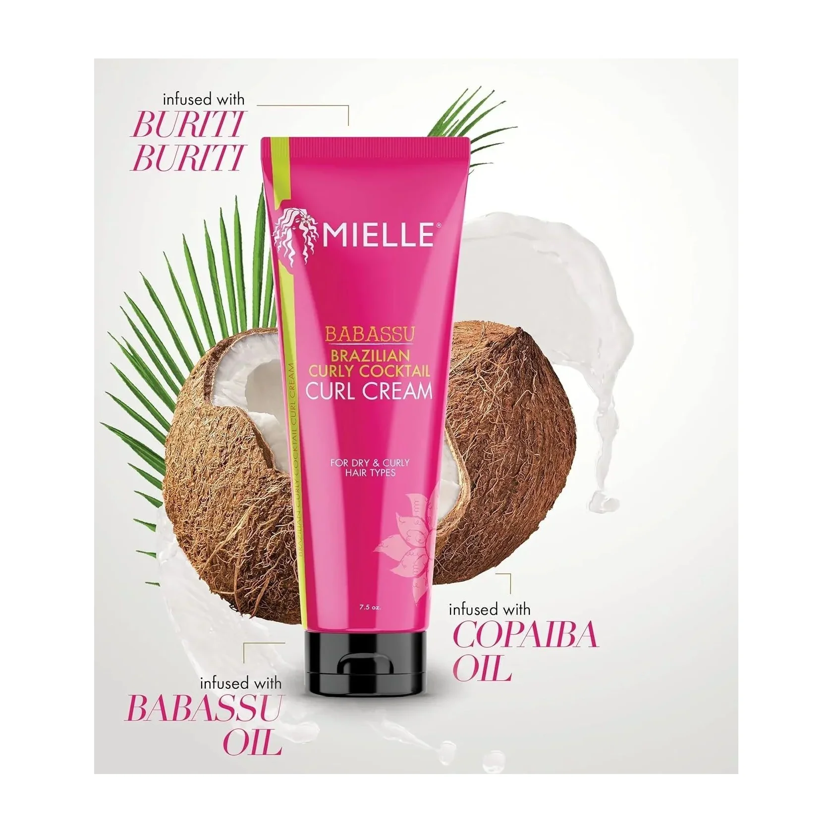 Mielle Organics Brazilian Curly Cocktail Curl Cream