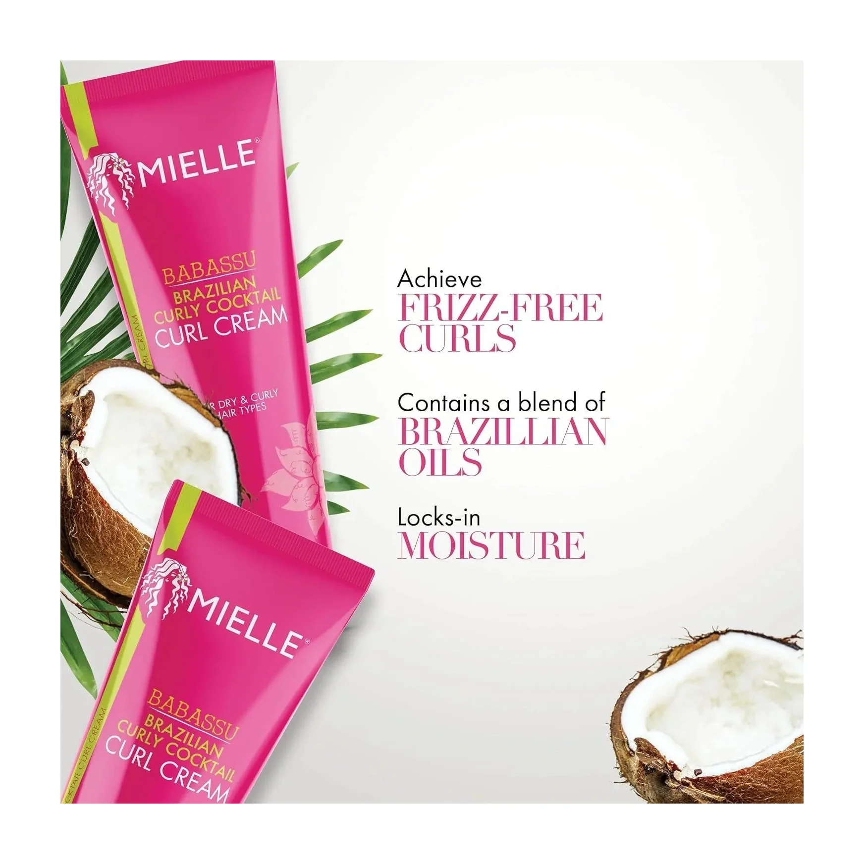Mielle Organics Brazilian Curly Cocktail Curl Cream