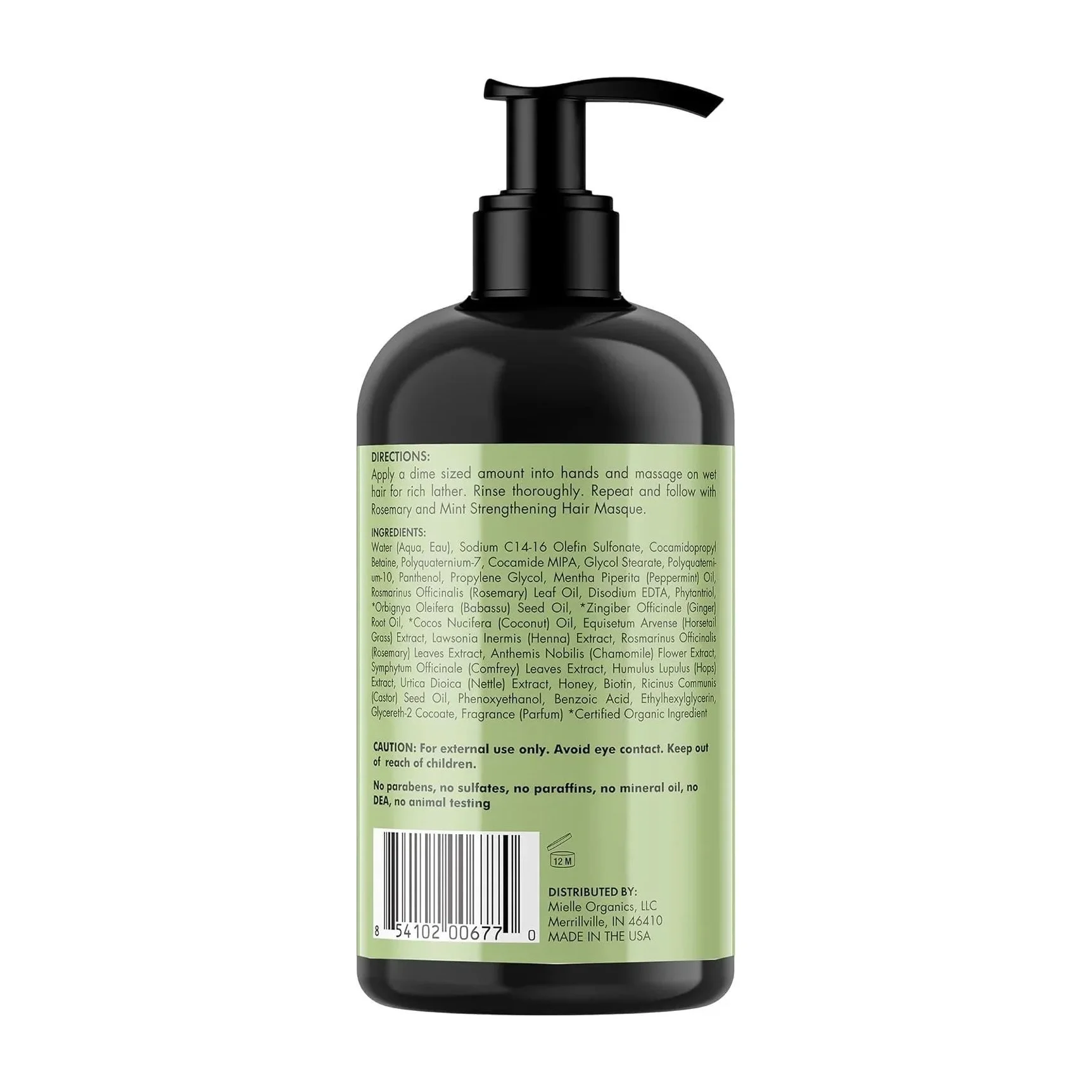 Mielle Rosemary Mint Shampoo in Kenya - Strengthening With Biotin