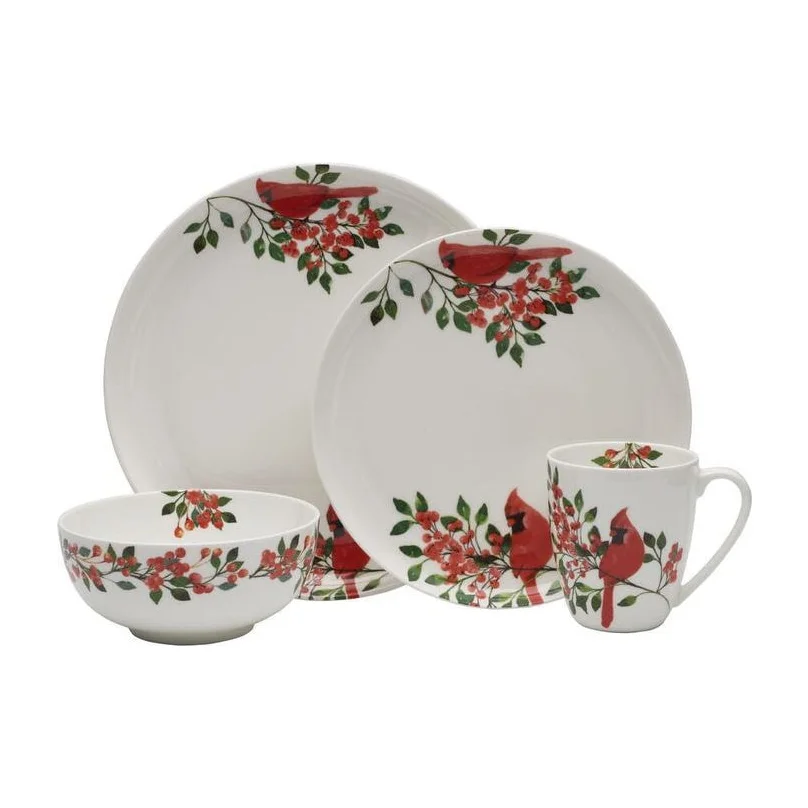 Mikasa  16 Piece Dinnerware Set (Choose  Color)