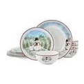 Mikasa  16 Piece Dinnerware Set (Choose  Color)