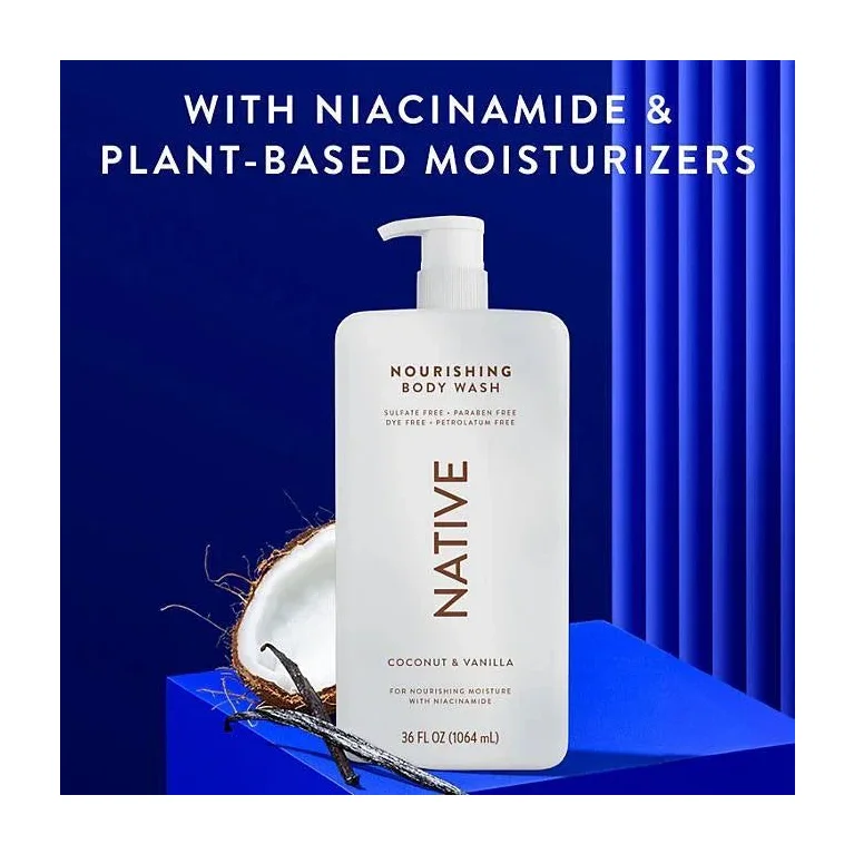 Coconut Body Wash in Kenya - Native Nourishing Coconut and Vanilla, 2 Pack