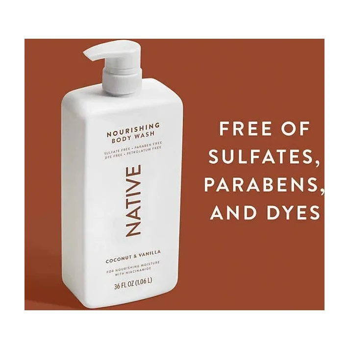 Coconut Body Wash in Kenya - Native Nourishing Coconut and Vanilla, 2 Pack