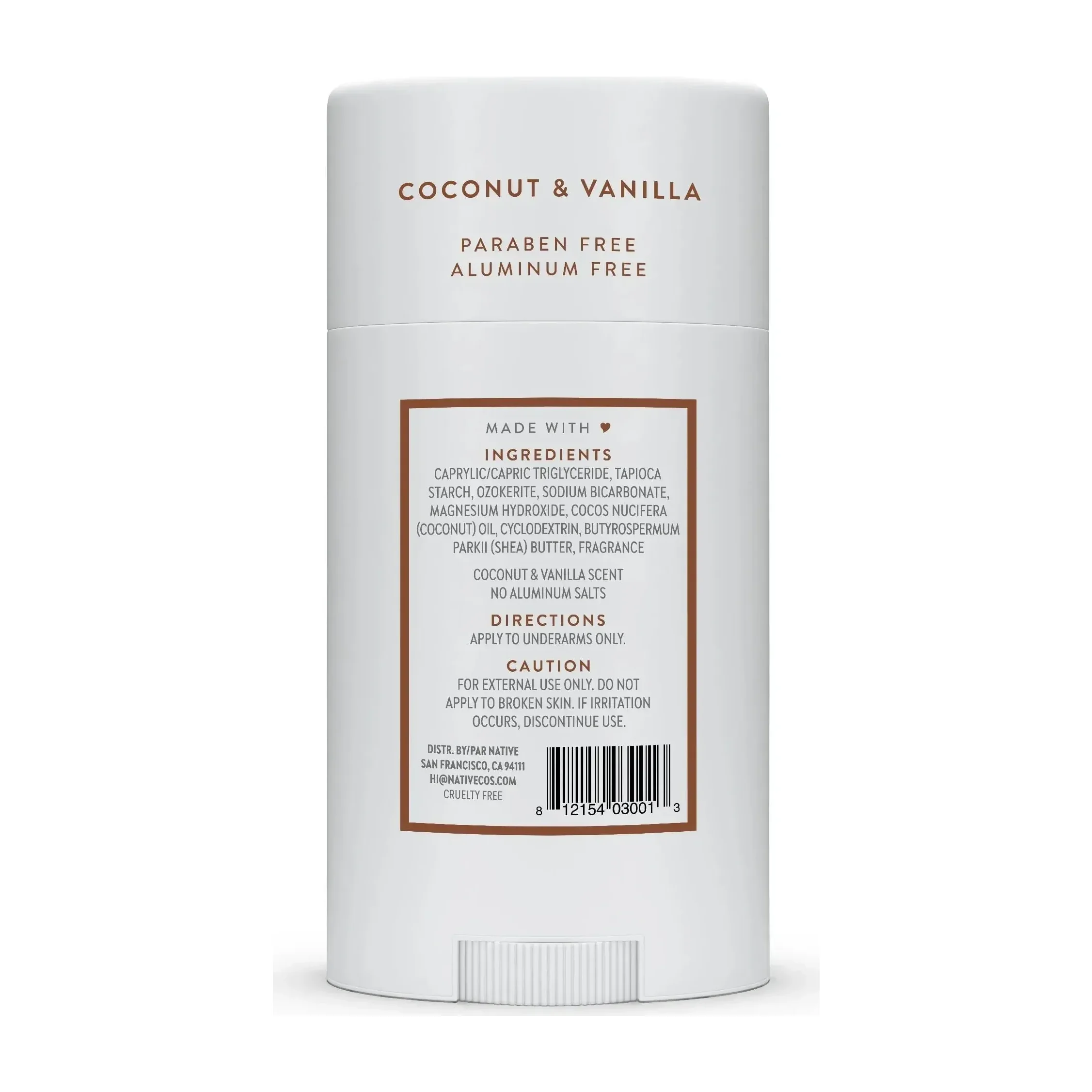Native Aluminum Free Deodorant, 3 Pack (Choose Scent)