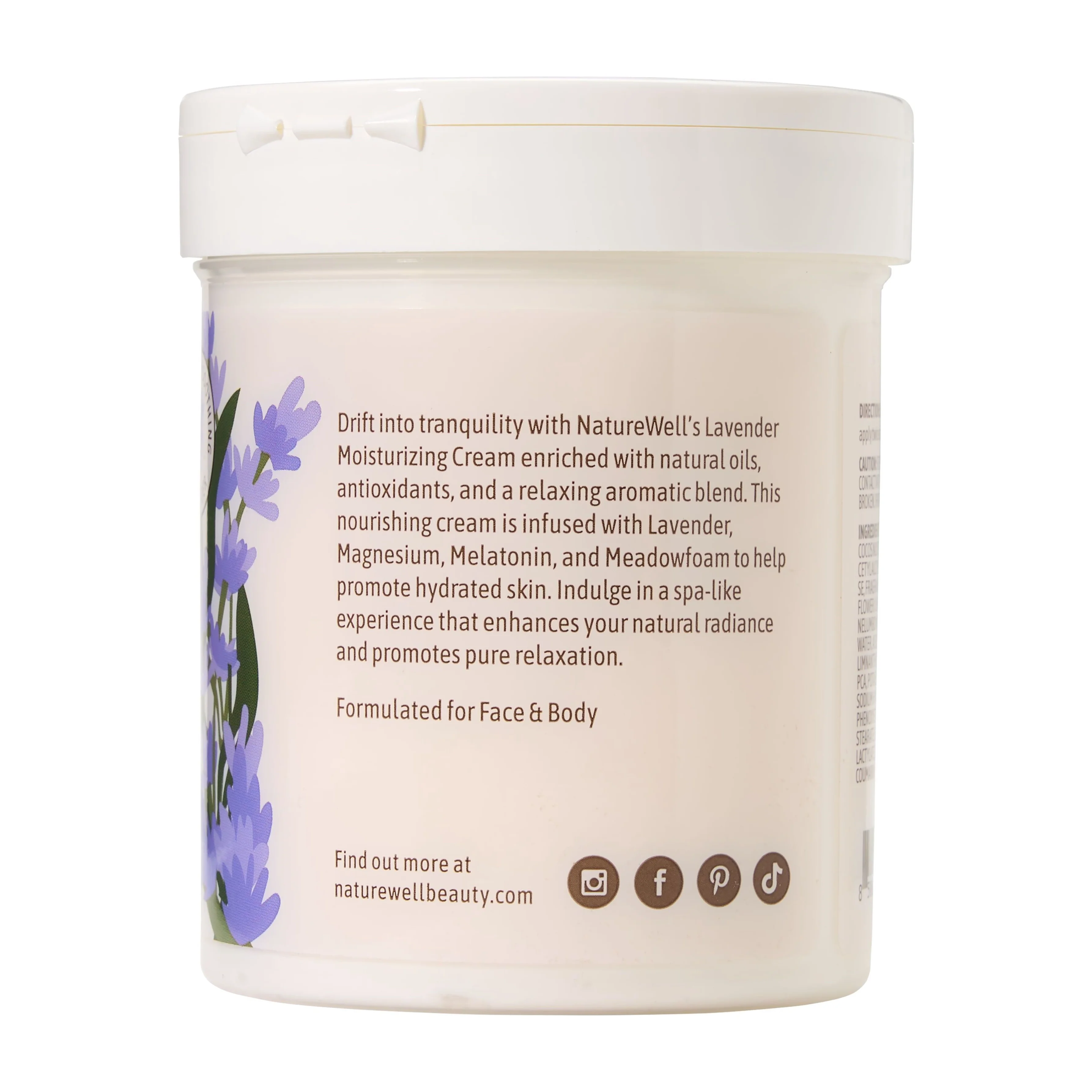 Hydrating Body Cream Kenya -NATURE WELL Lavender Moisturizing Cream