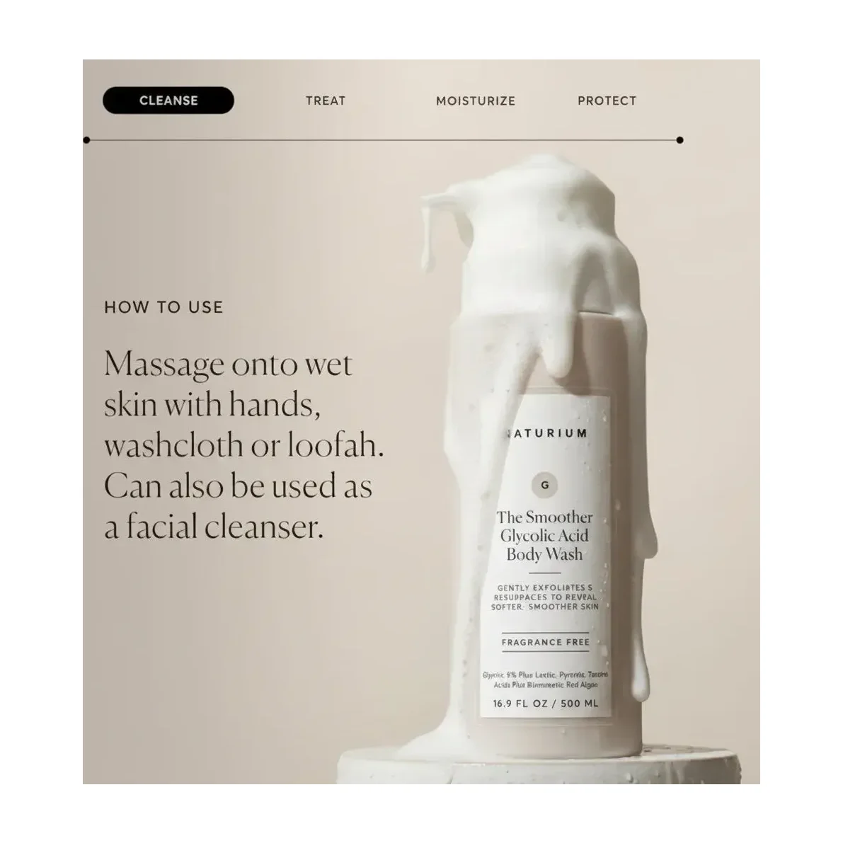 Naturium Glycolic Acid Exfoliating Body Wash (2 Pack)
