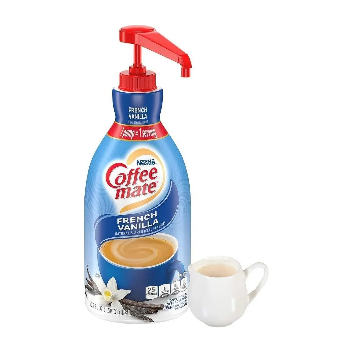 Nestlé Coffee mate French Vanilla Liquid Creamer (1.5 L)