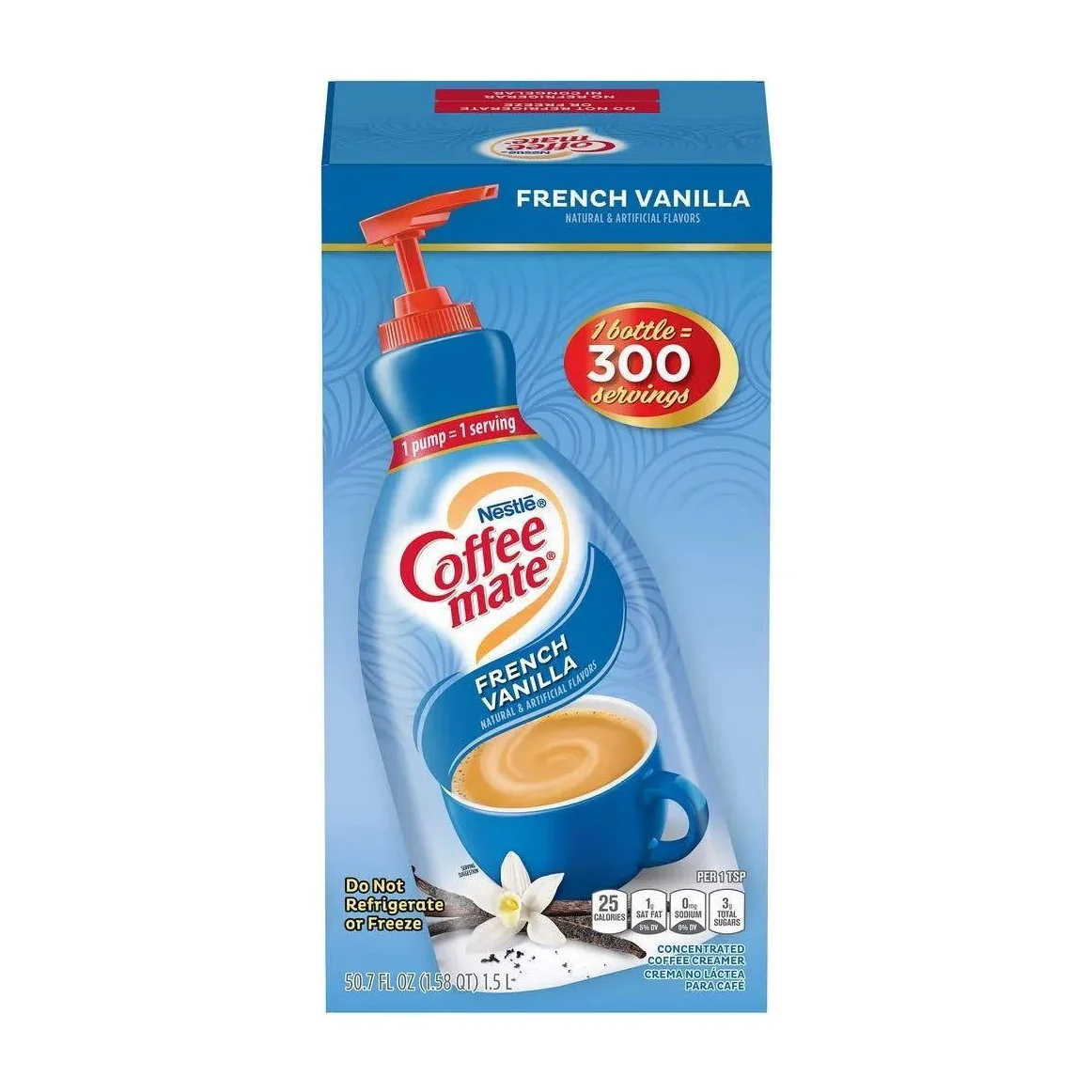 Nestlé Coffee mate French Vanilla Liquid Creamer (1.5 L)