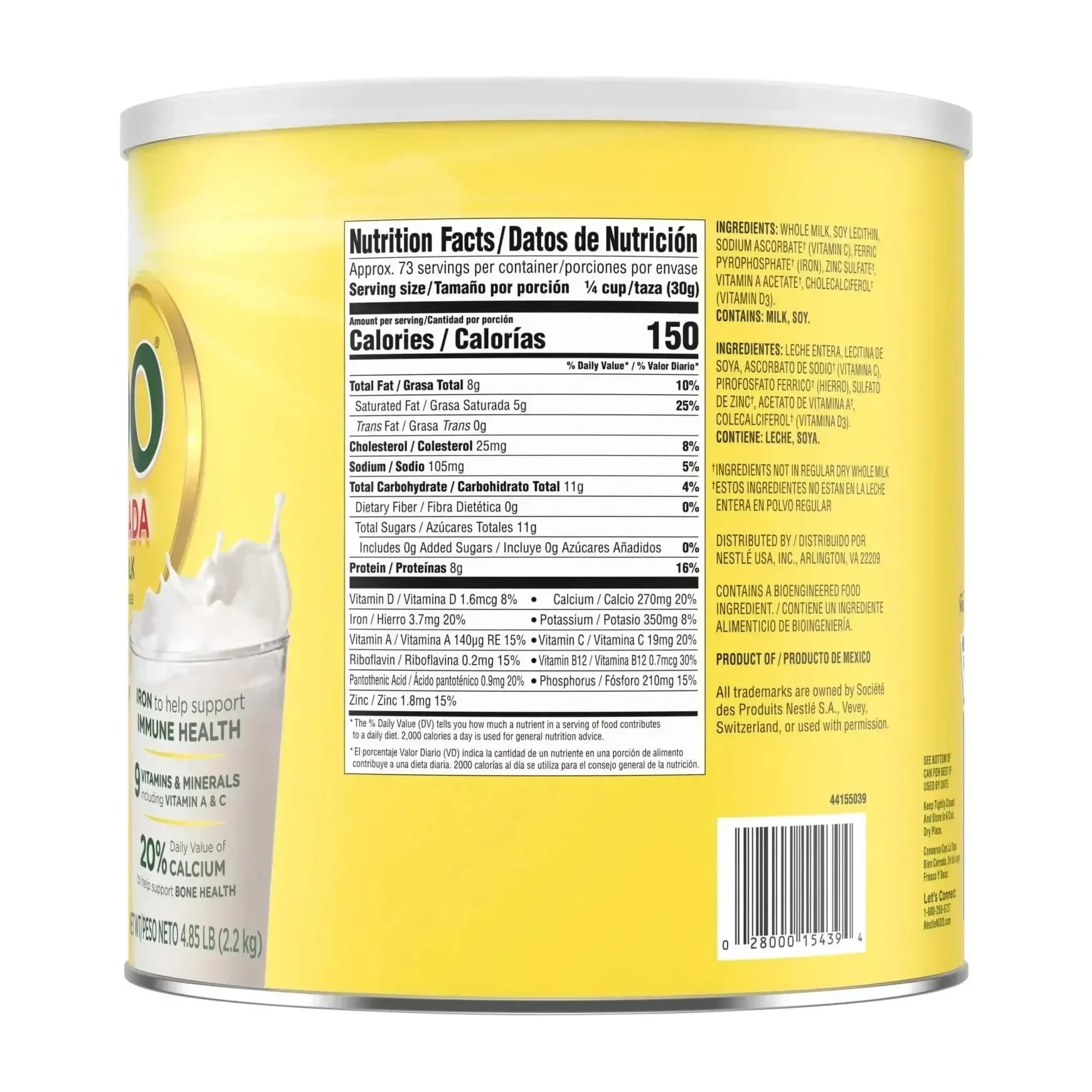 Whole Milk Powder in Kenya - Nestle NIDO Fortificada, 4.85 lbs