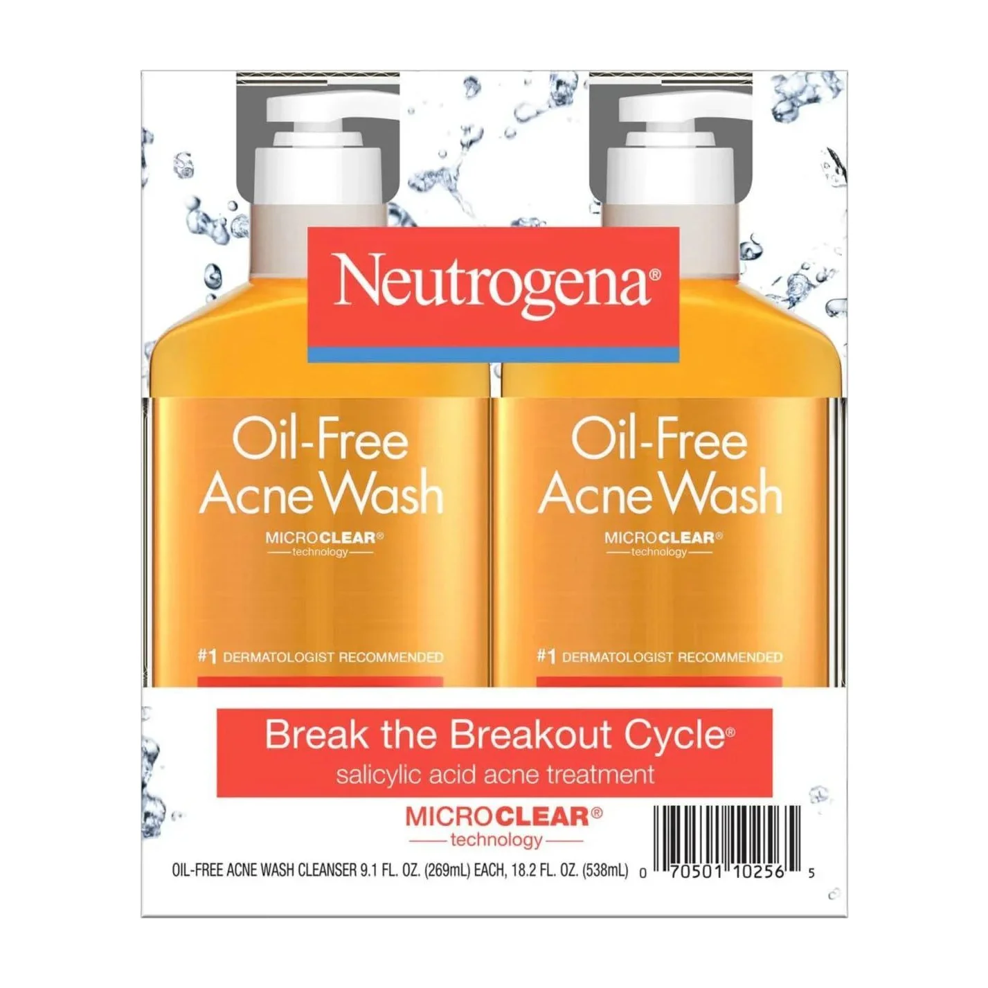 Acne Face Wash in Kenya - Neutrogena Oil-Free, 2 Pack