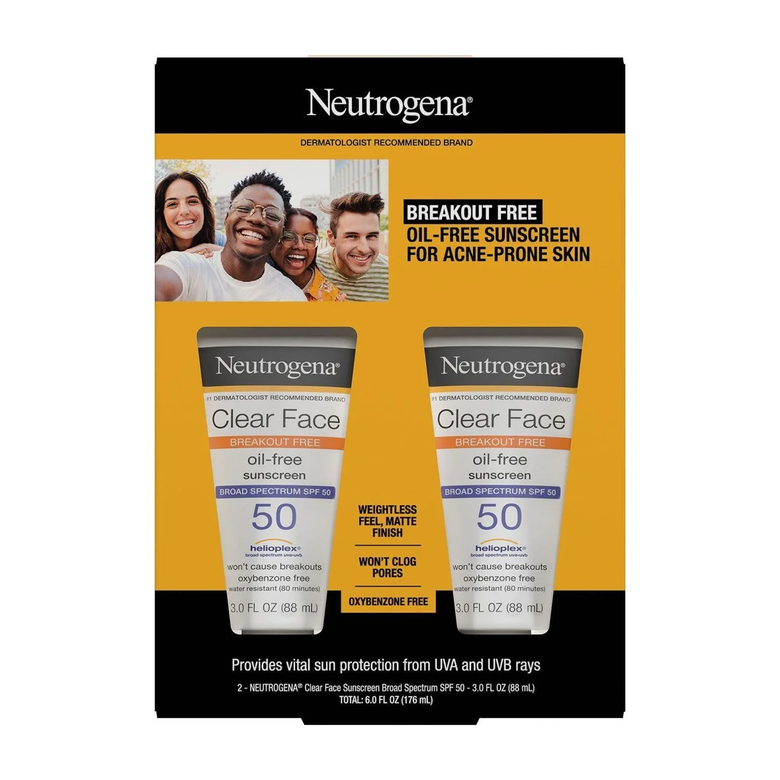 Neutrogena Clear Face Sunscreen in Kenya - Choose SPF