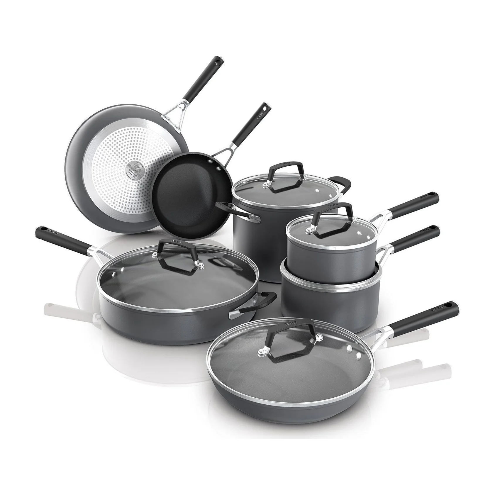Nonstick Cookware Set in Kenya - Ninja NeverStick Cool Touch, 14-Piece