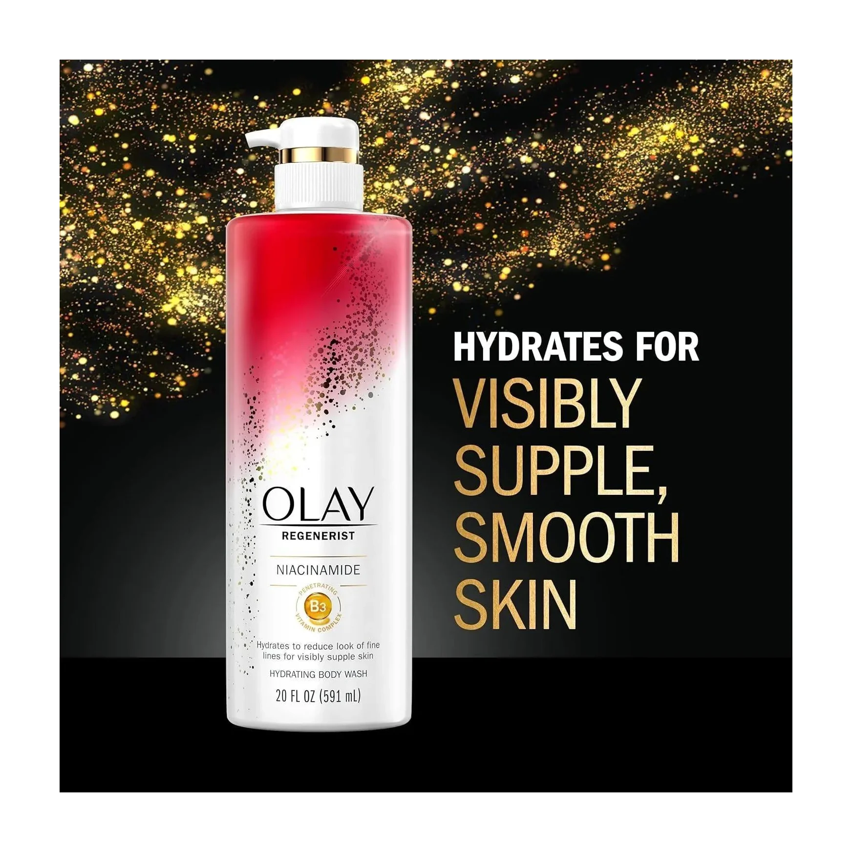 Olay Age Defying Body Wash with Niacinamide in Kenya - 591 mL
