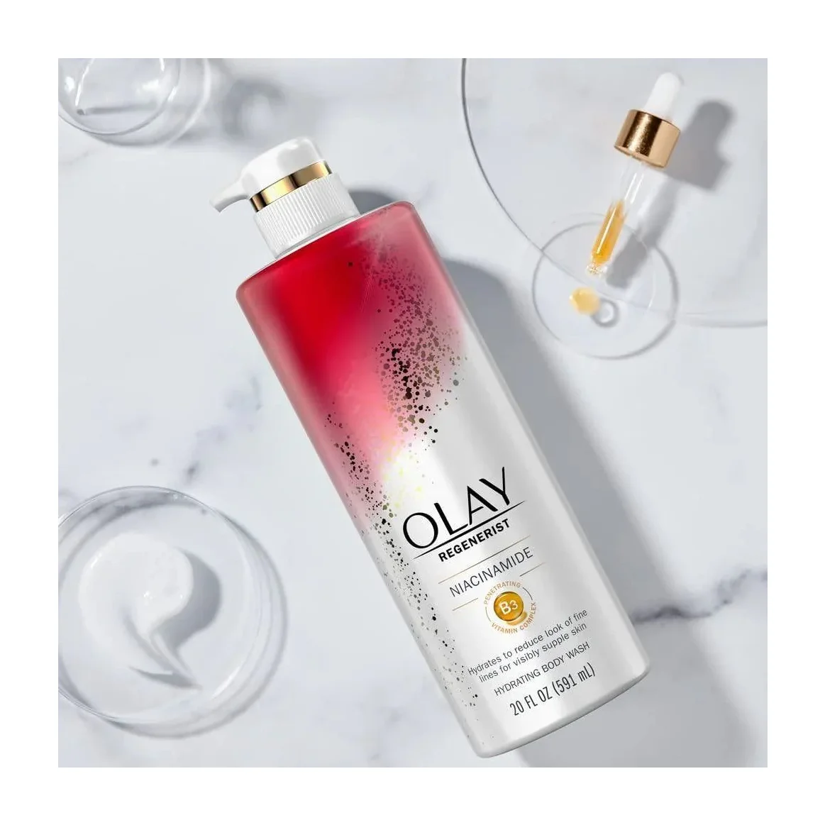 Olay Age Defying Body Wash with Niacinamide in Kenya - 591 mL