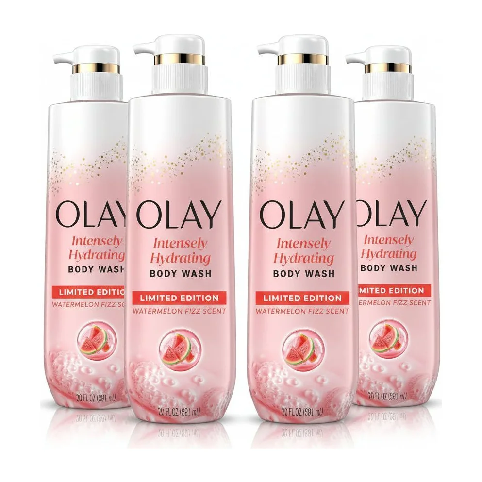 Olay Hyaluronic Acid Body Wash Limited Edition (4 Pack)