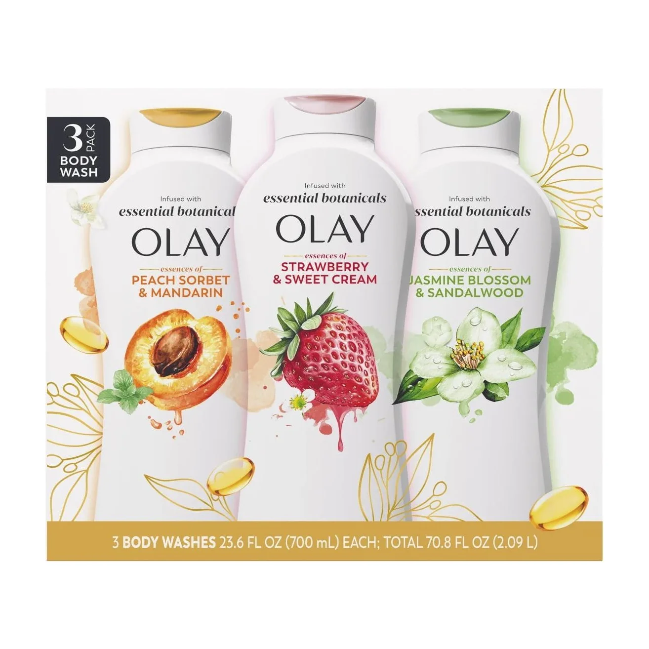 Olay Essentials Botanicals Body Wash