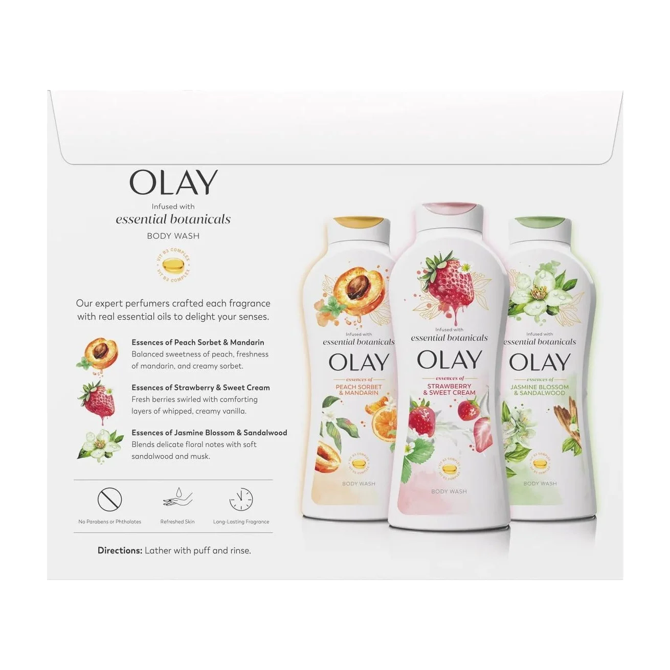 Olay Essentials Botanicals Body Wash