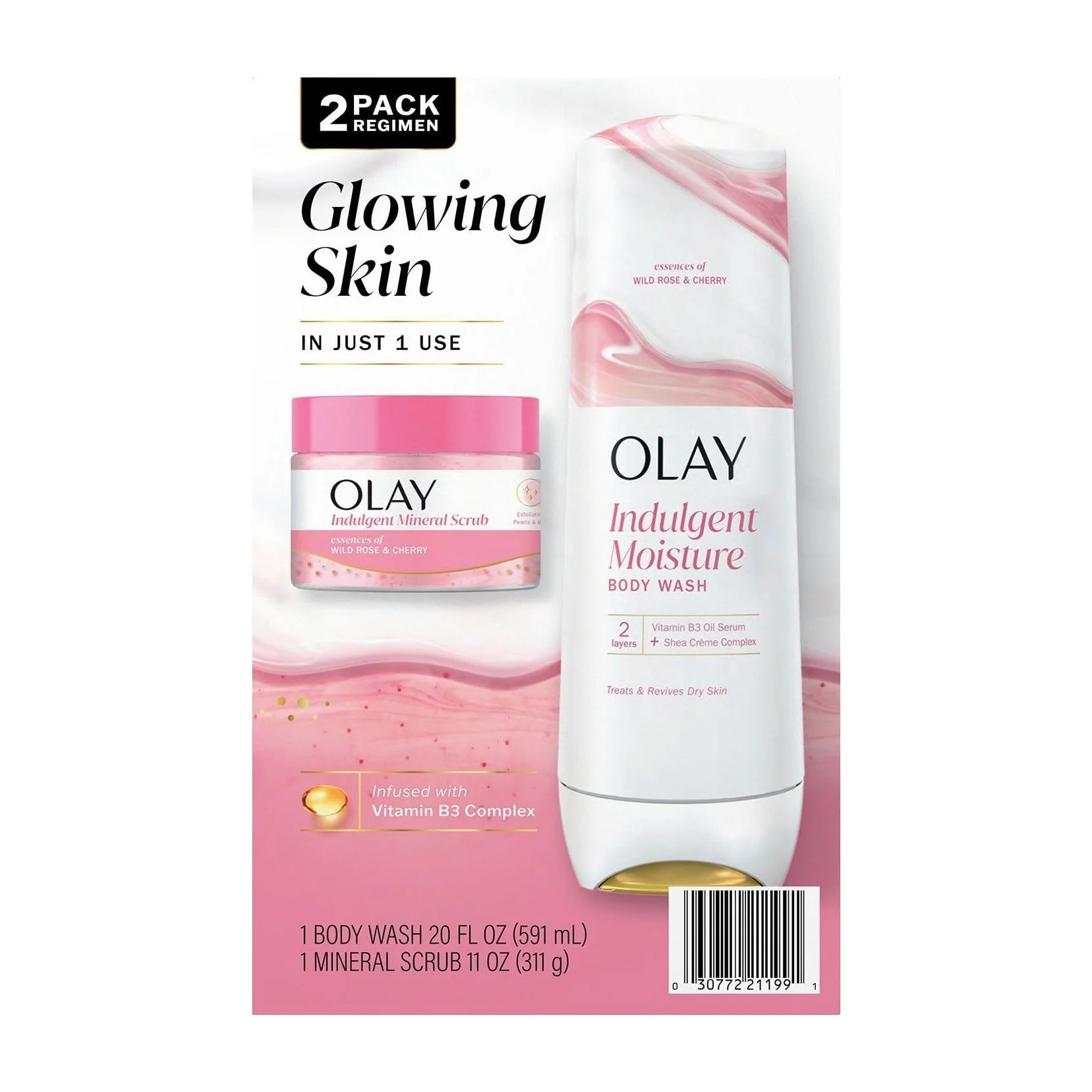 Olay Indulgent Moisture Scrub + Bodywash