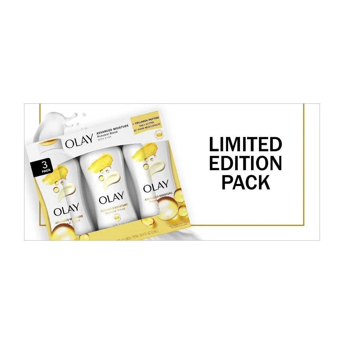 Body Wash in Kenya - Olay Advanced Moisture Renewal, 3 Pack