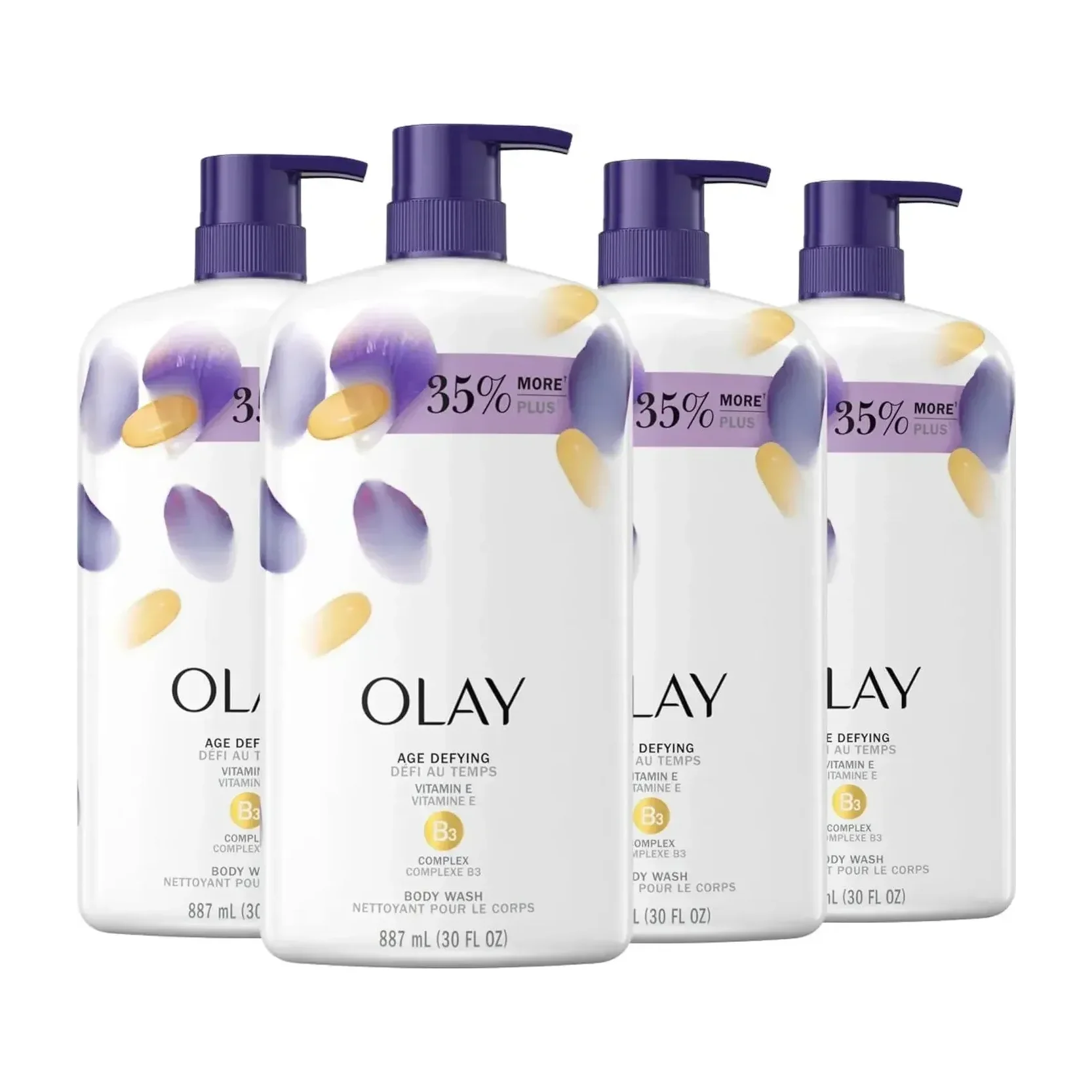 Vitamin E Body Wash in Kenya - Olay Age Defying, 4 Pack