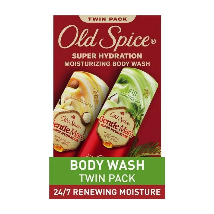 Old Spice Body Wash in Kenya - Gentle Man Super Hydration, 2 Pack