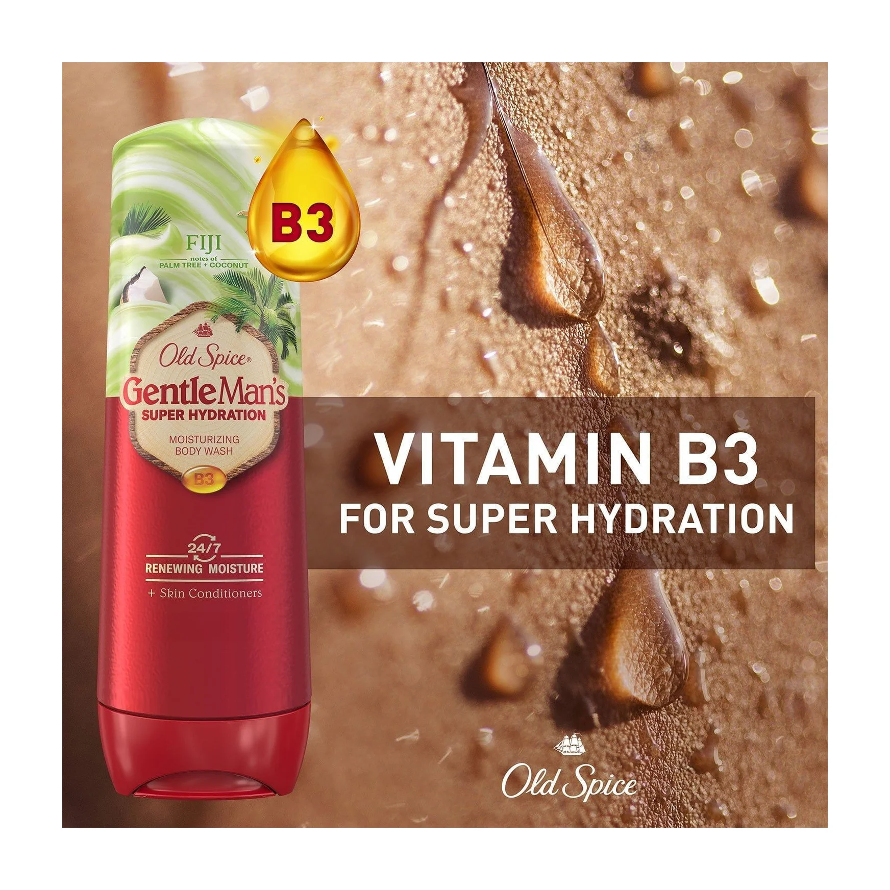 Old Spice Body Wash in Kenya - Gentle Man Super Hydration, 2 Pack