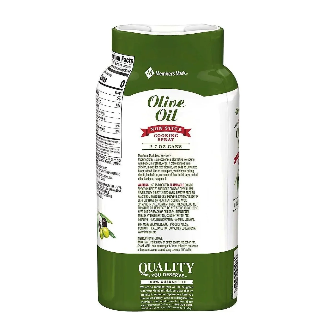 Olive Oil Cooking Spray in Kenya - Member's Mark, 2 Pack