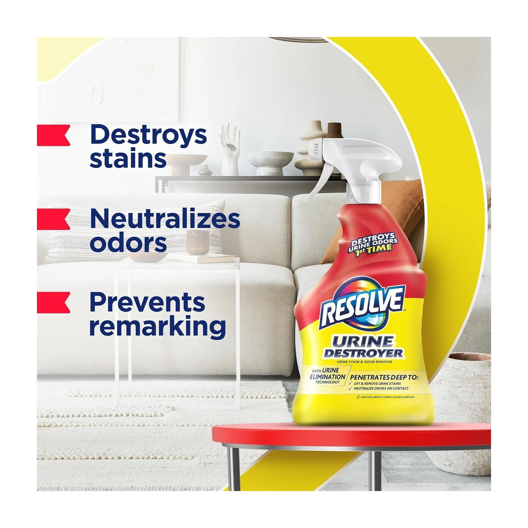 Pet Urine Cleaner Kenya -Resolve Urine Destroyer Spray  Remover
