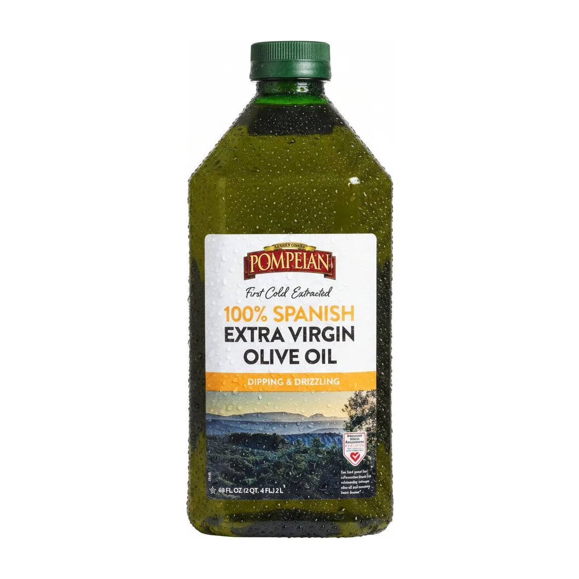 Pompeian Extra Virgin Olive Oil, 100% Spanish (Gluten Free)
