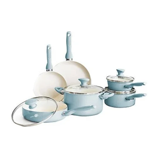 Rio Ceramic Nonstick 10 Piece Cookware Set