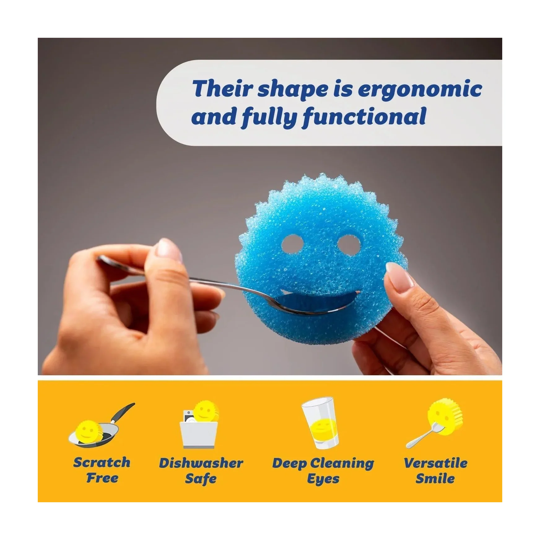 Kitchen Sponges in Kenya - Scrub Daddy 6-Pack