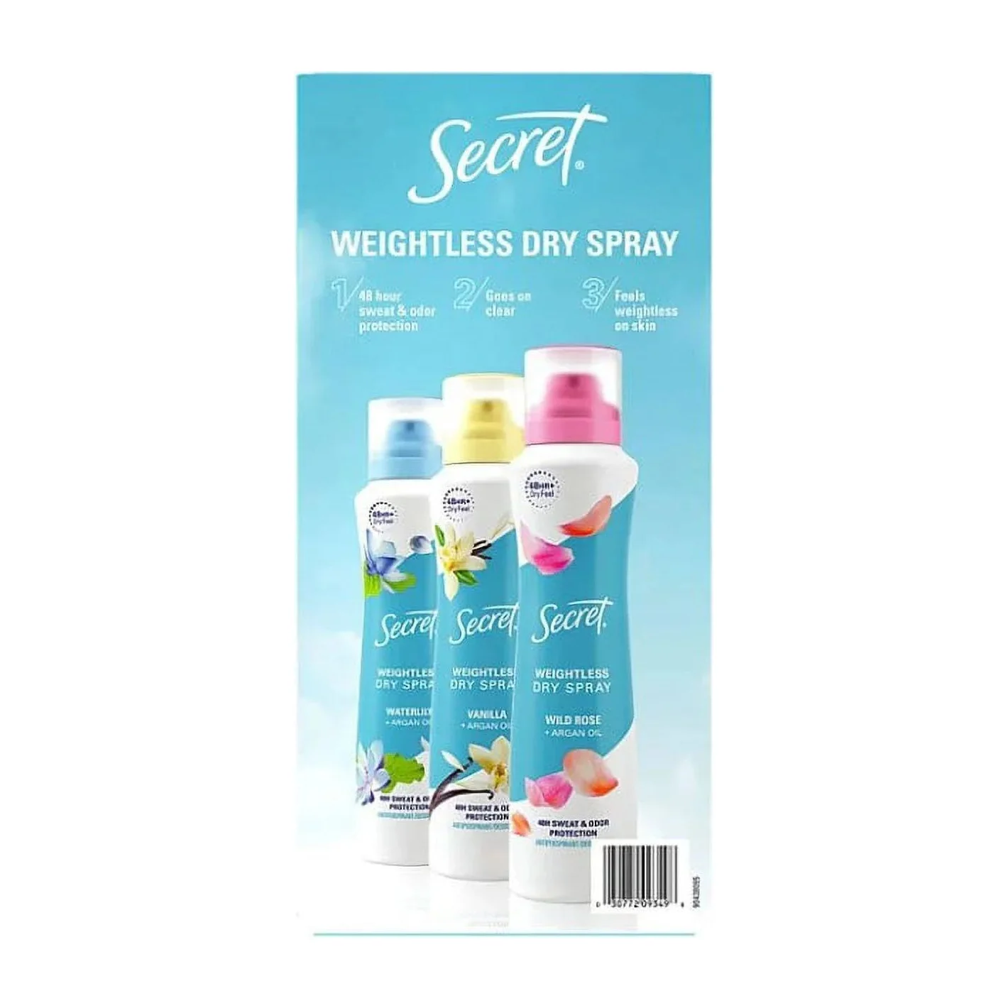 Antiperspirant Deodorant in Kenya - Secret Dry Spray for Women, 3 Pack