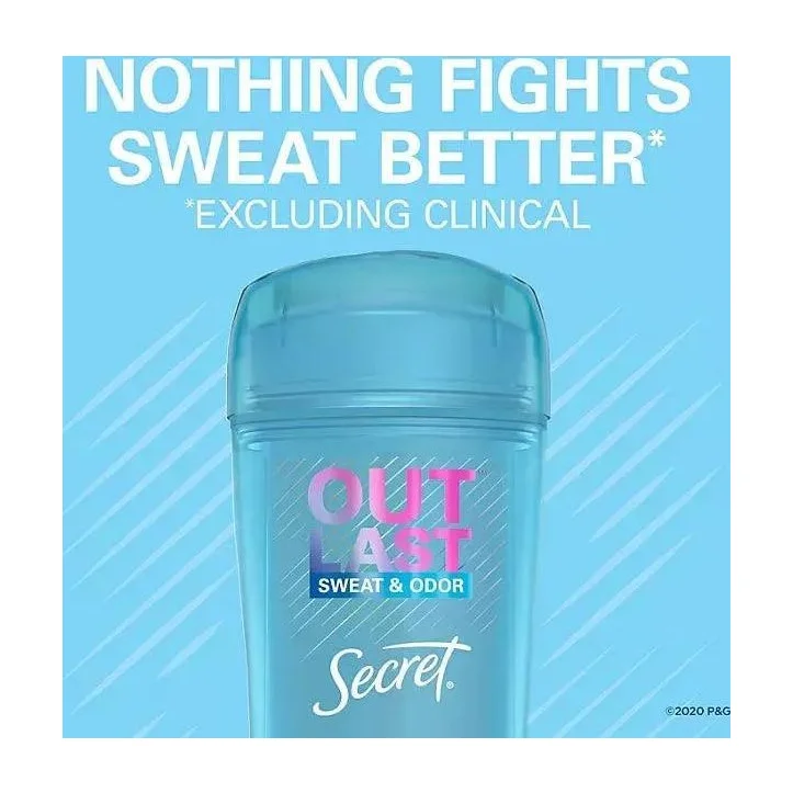 Secret Outlast Clear Gel Deodorant in Kenya - 4 Pack