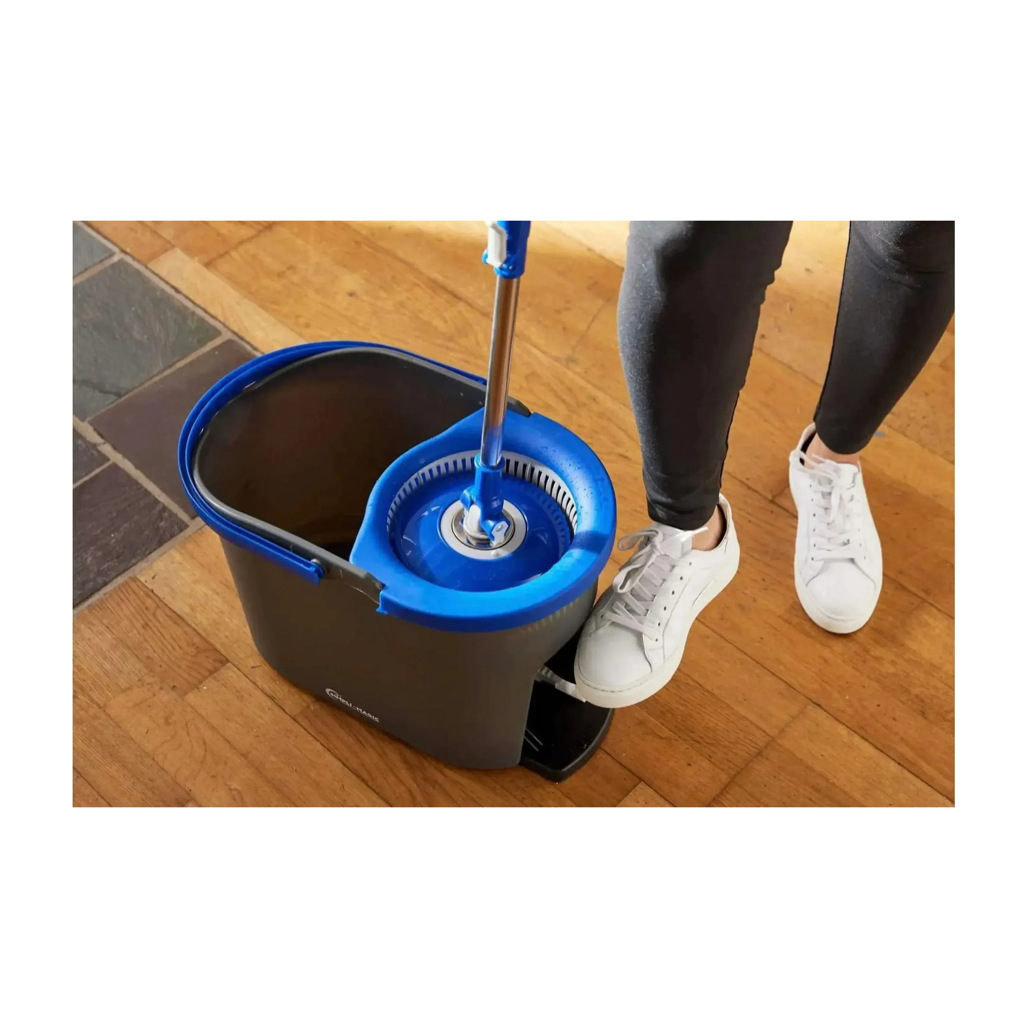 Simpli Spin Mop with Foot Pedal and 3 Refill Heads