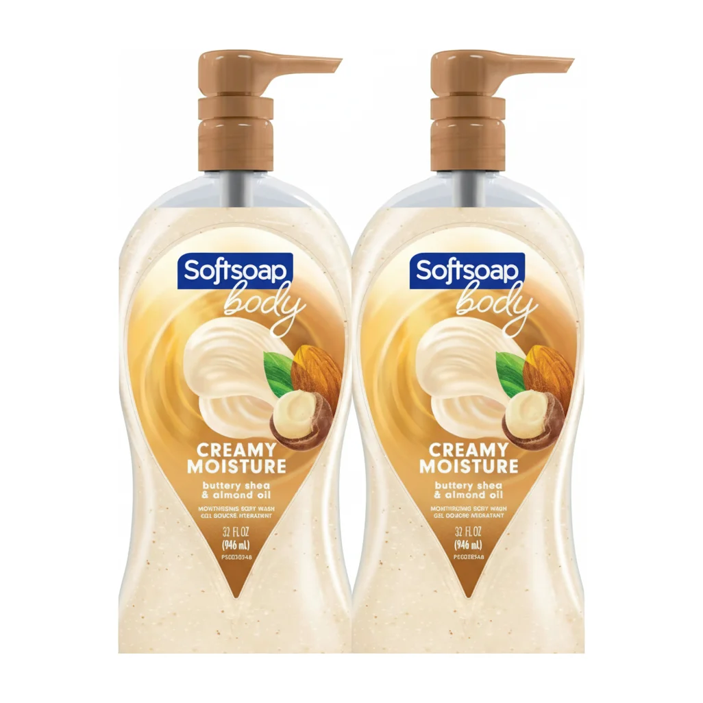 Softsoap Moisturizing Body Wash, Shea & Almond Oil (2-Pack)