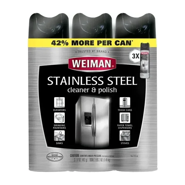 Stainless Steel Cleaner in Kenya - Weiman Appliance Polish, 3 Pack