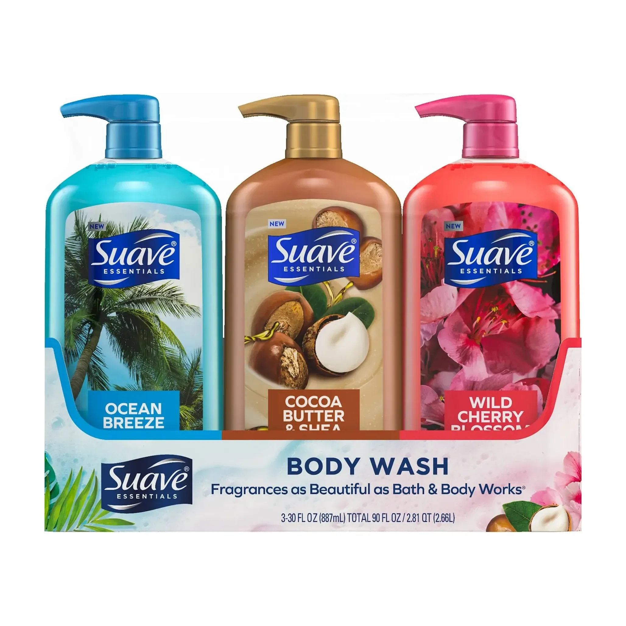 Suave Body Wash in Kenya - Family Value 3 Pack