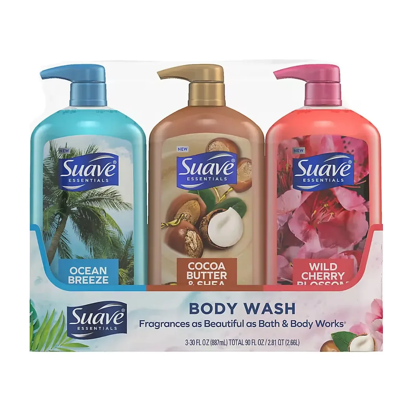 Suave Body Wash in Kenya - Family Value 3 Pack