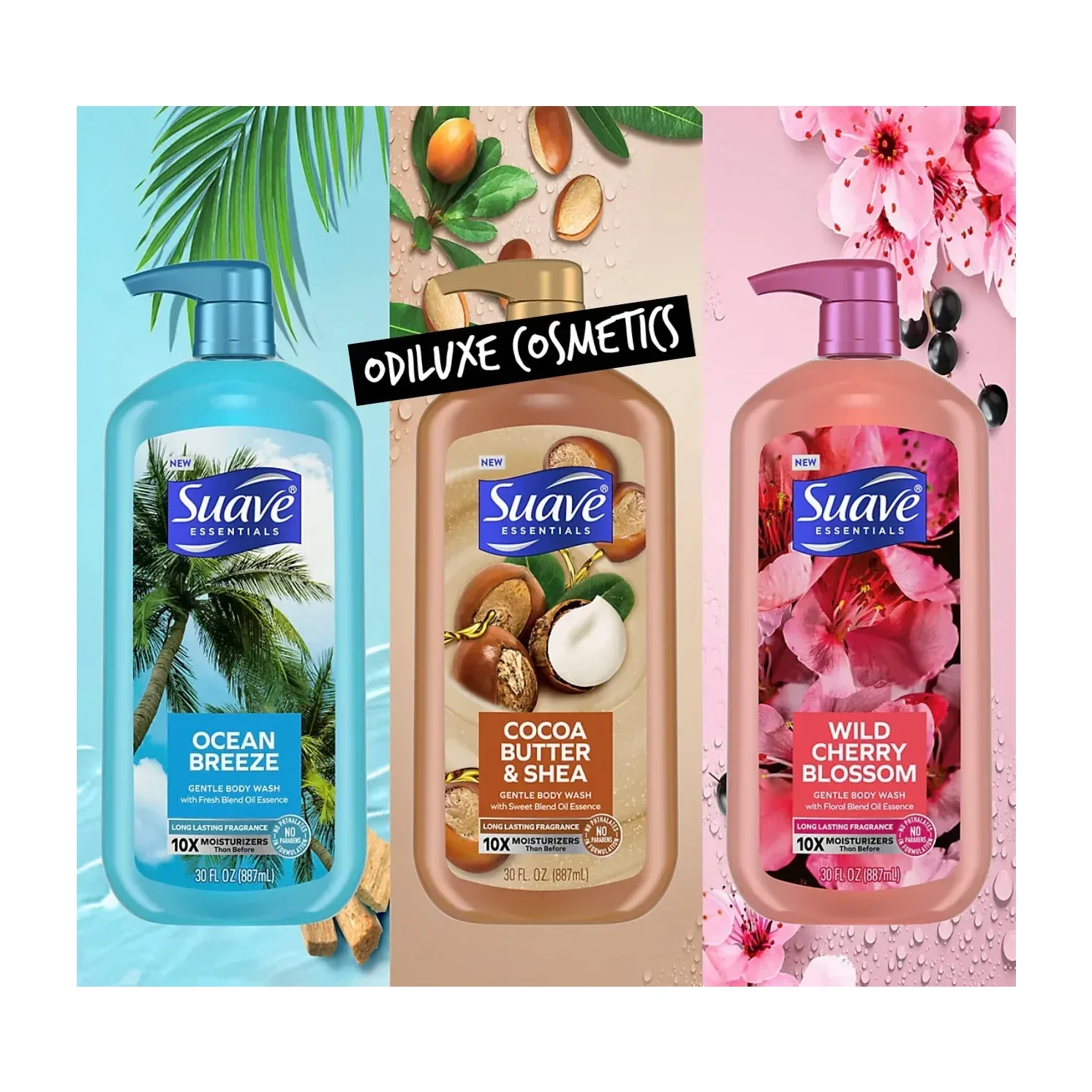 Suave Body Wash in Kenya - Family Value 3 Pack