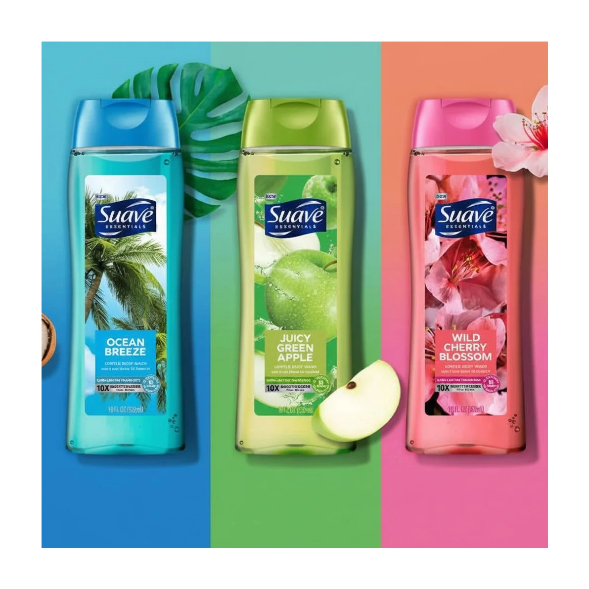 Suave Body Wash in Kenya - 3 Pack Assorted Scents