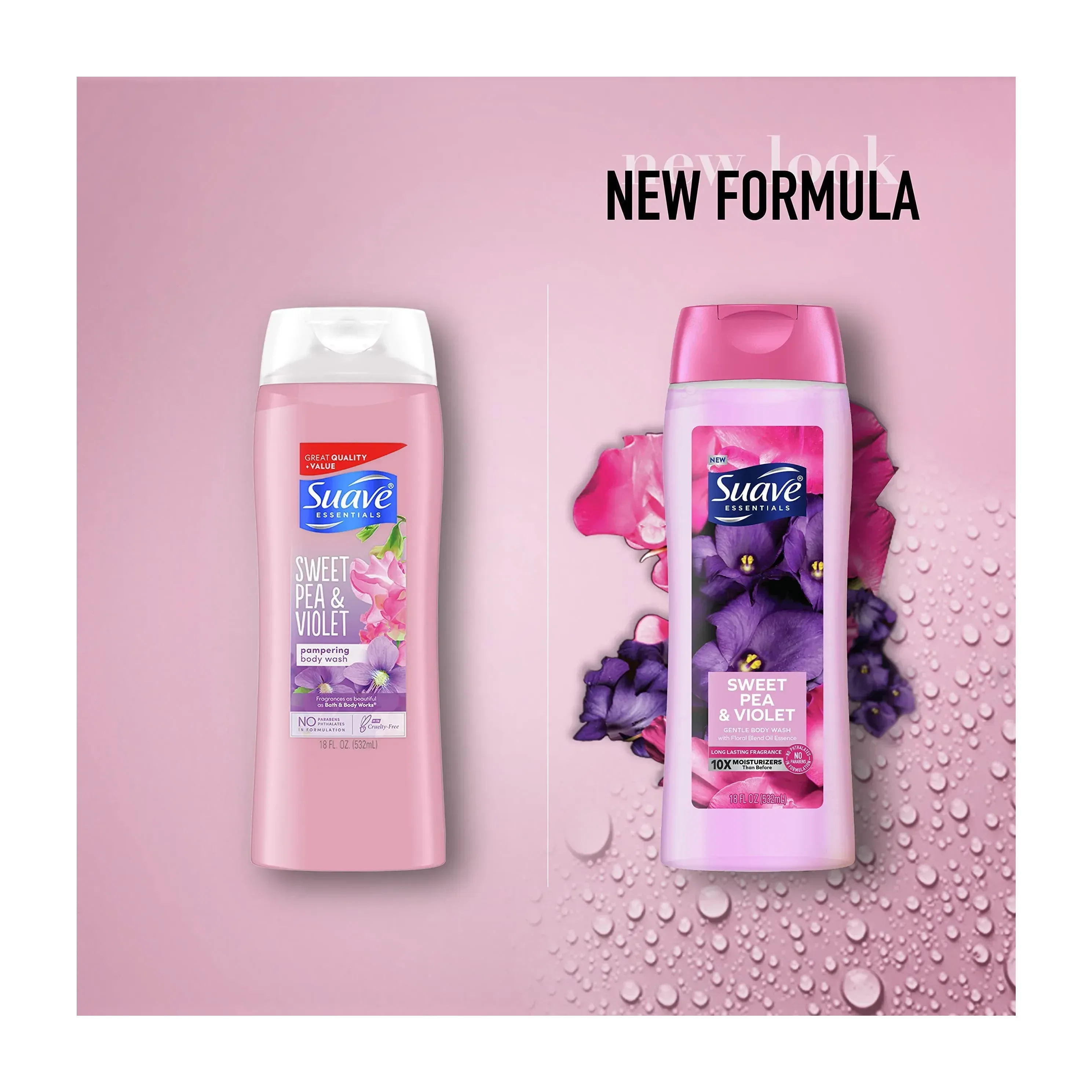 Suave Body Wash in Kenya - 3 Pack Assorted Scents