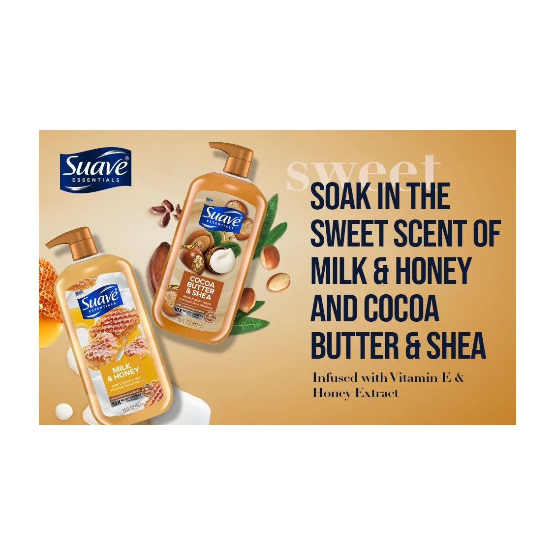 Milk and Honey Body Wash in Kenya - Suave, 2 Pack