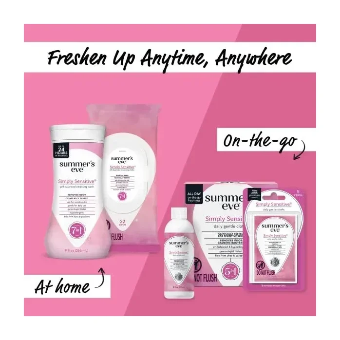 Summer's Eve Simply Sensitive Cleansing Wash in Kenya - 2 Pack